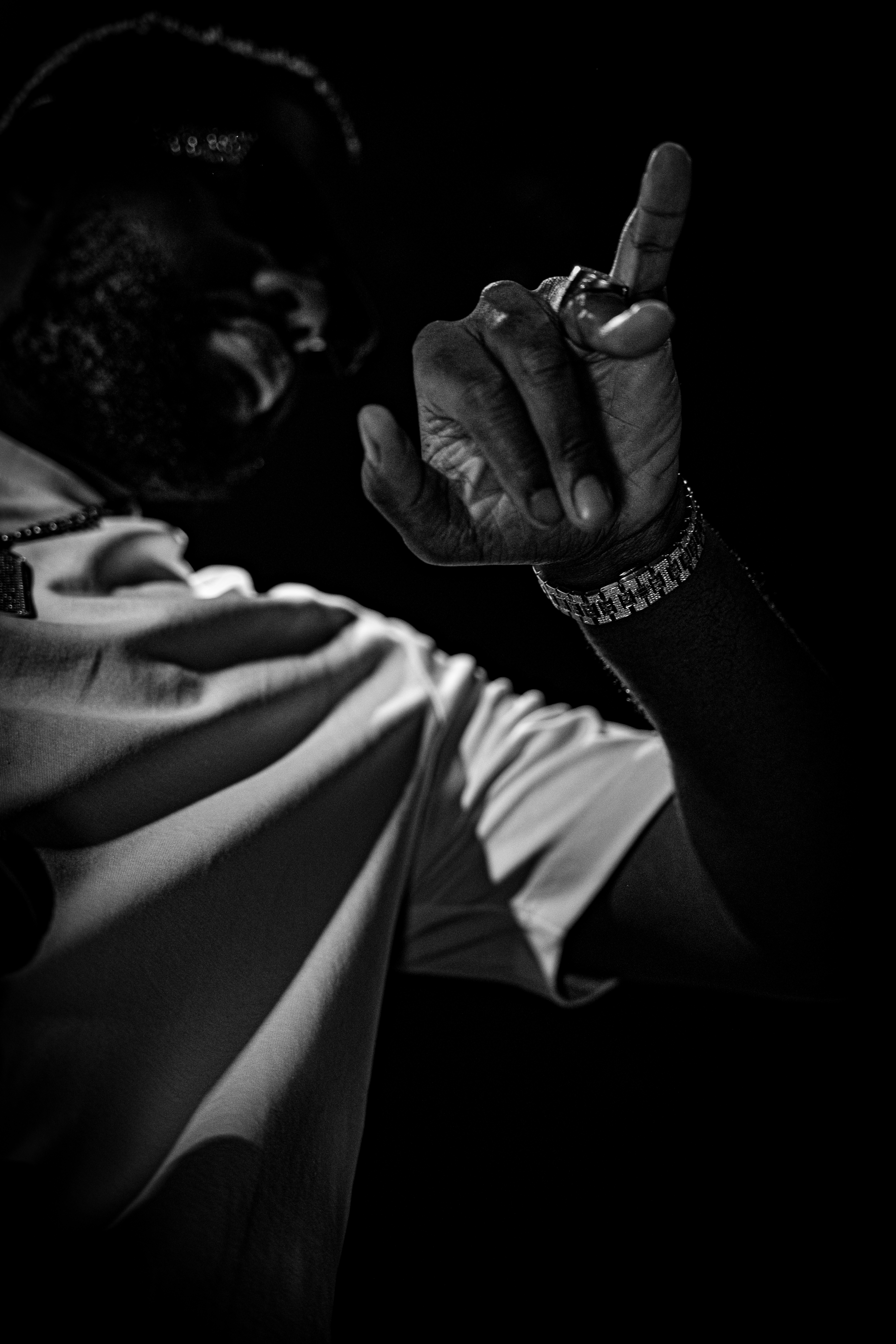 photo artistique concert GIMS performance scène